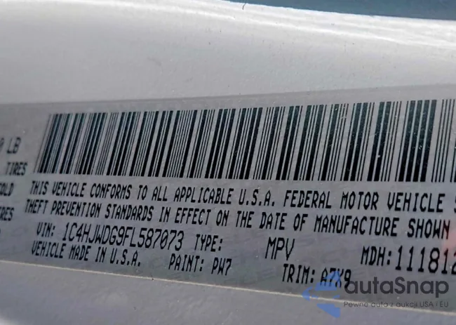 1C4HJWDG9FL587073: 45632916