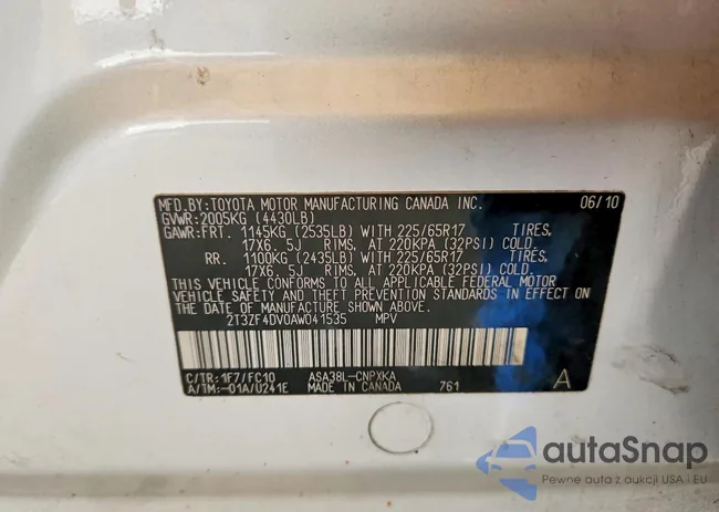 2T3ZF4DV0AW041535: 79673095