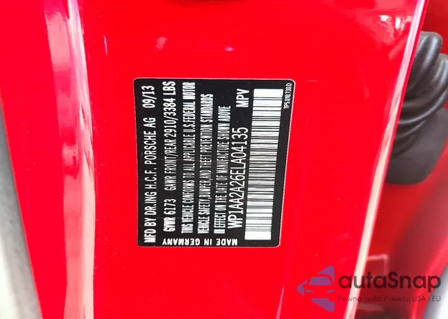 WP1AA2A26ELA04135: 78963155