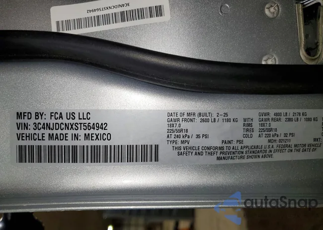 3C4NJDCNXST564942: 45977016