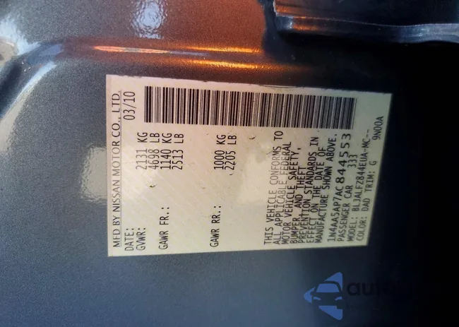 1N4AA5AP7AC844553: 41760236