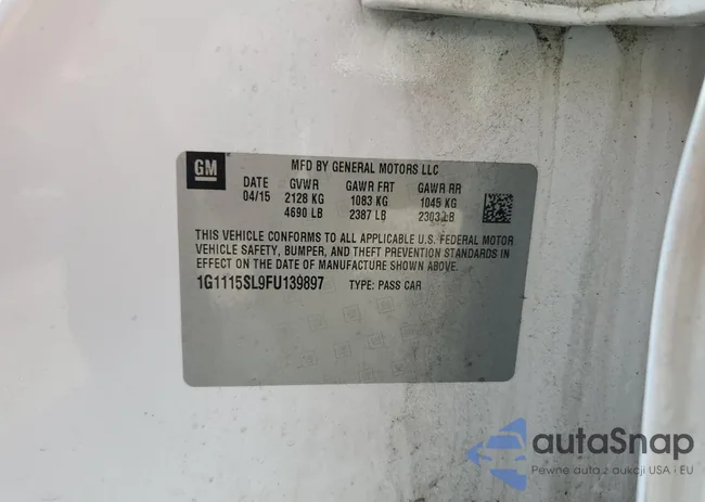 1G1115SL9FU139897: 49788205