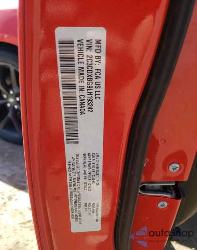 2C3CDXBG9LH193242: 49785224