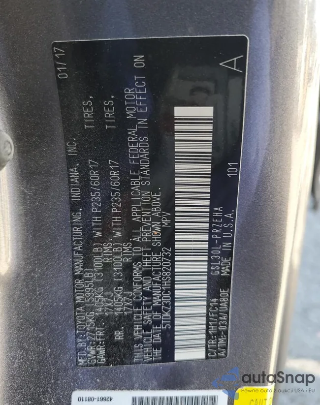 5TDKZ3DC1HS820732: 54251475