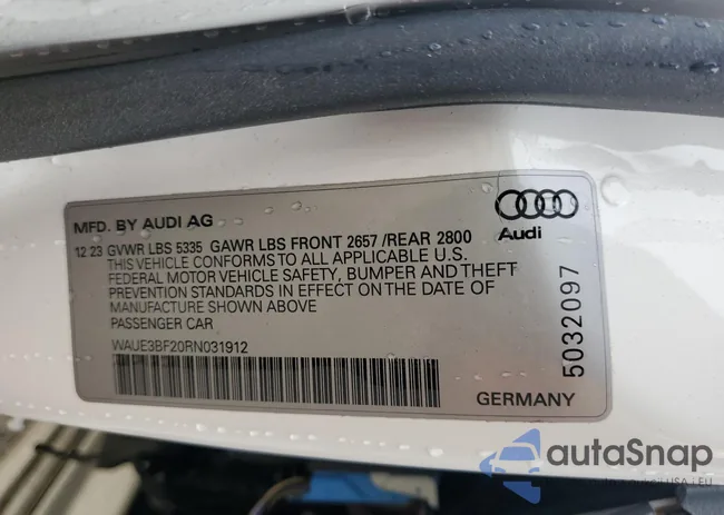 WAUE3BF20RN031912: 55059705