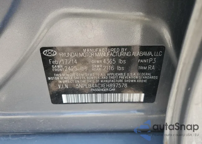 5NPEB4ACXEH897578: 52218745