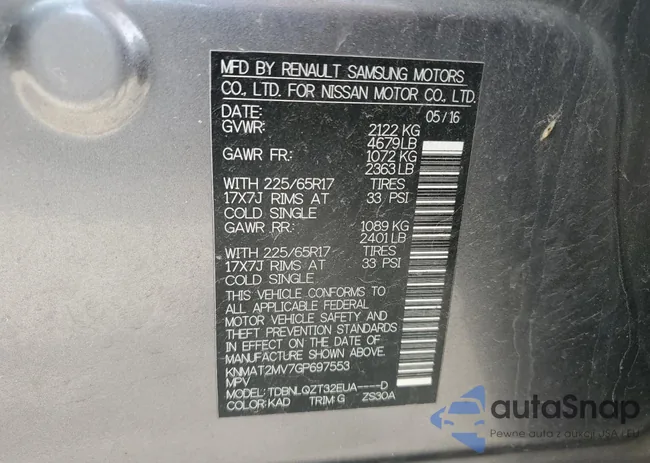 KNMAT2MV7GP697553: 54893415