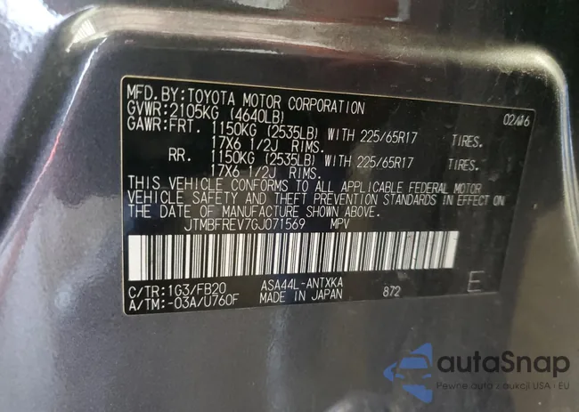 JTMBFREV7GJ071569: 52294895