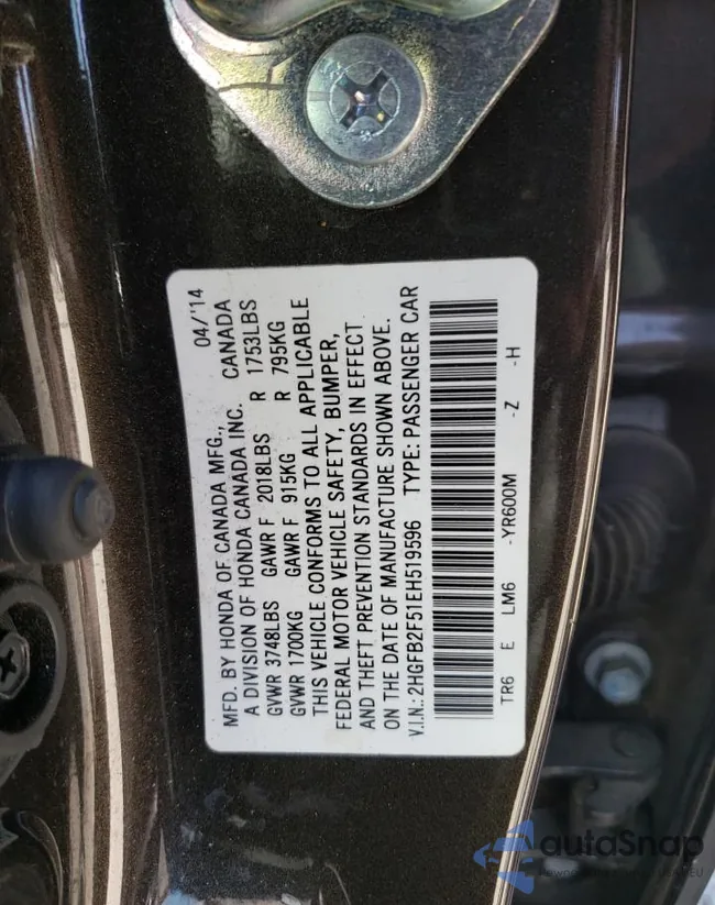 2HGFB2F51EH519596: 54546975