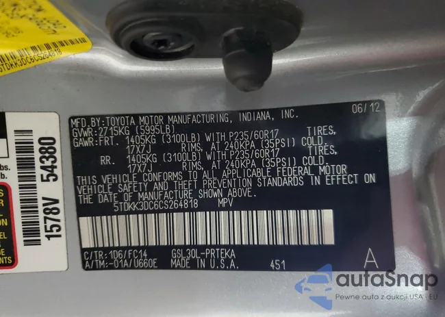 5TDKK3DC6CS264818: 52145145