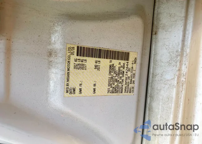 1N4AL3AP3GC242644: 53000905