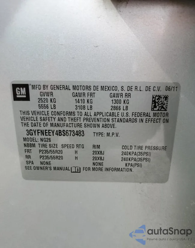 3GYFNEEY4BS673483: 57207955