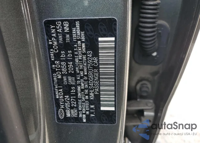 KMHLS4DG6RU759243: 54751655