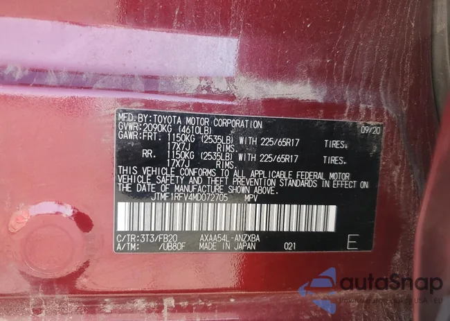 JTMF1RFV4MD072705: 52822705