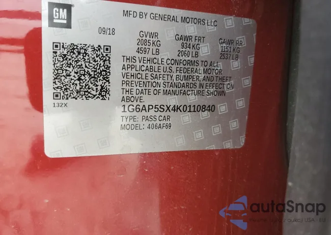 1G6AP5SX4K0110840: 52343315