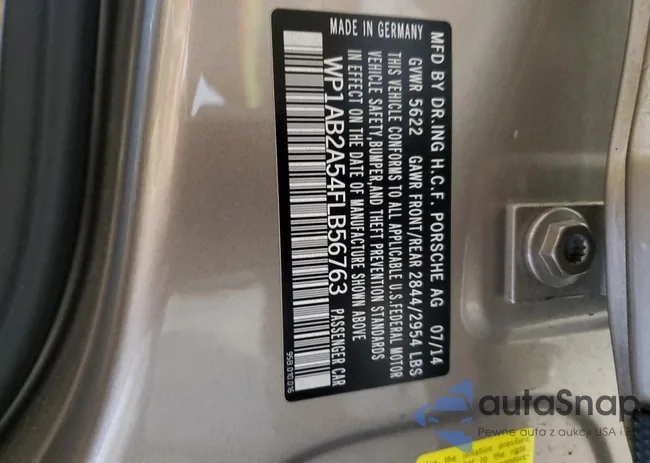 WP1AB2A54FLB56763: 52764255