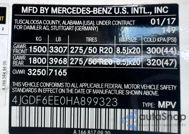 4JGDF6EE0HA899323: 53924735