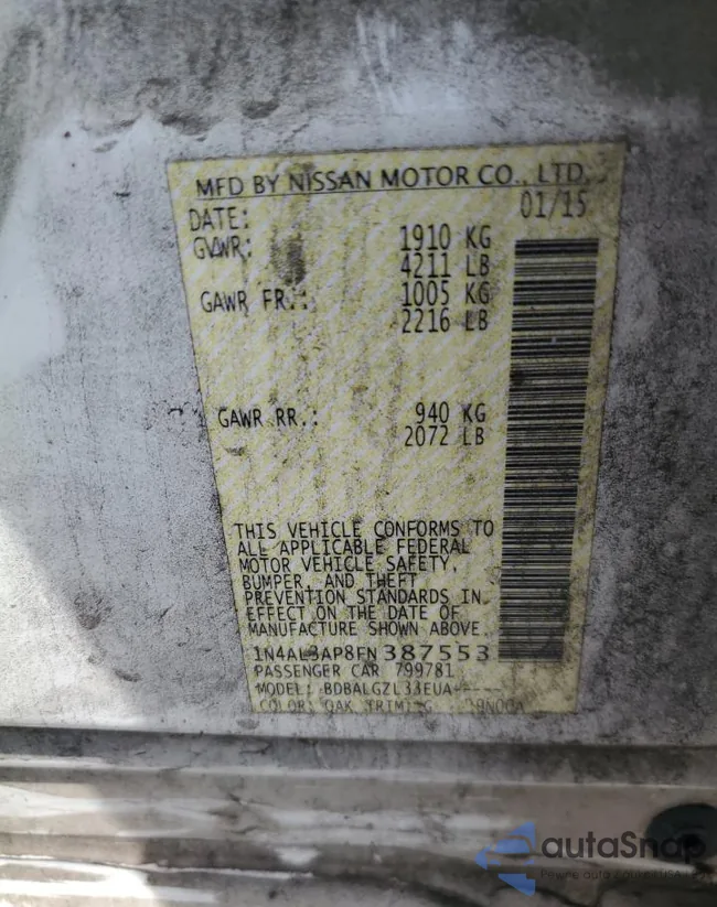 1N4AL3AP8FN387553: 54917455