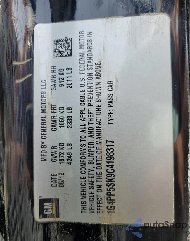 1G4PP5SK9C4198317: 52801625