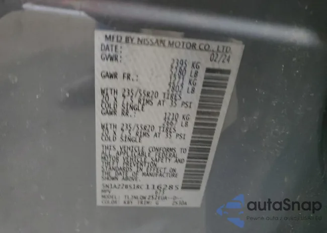 5N1AZ2BS1RC116285: 53207675