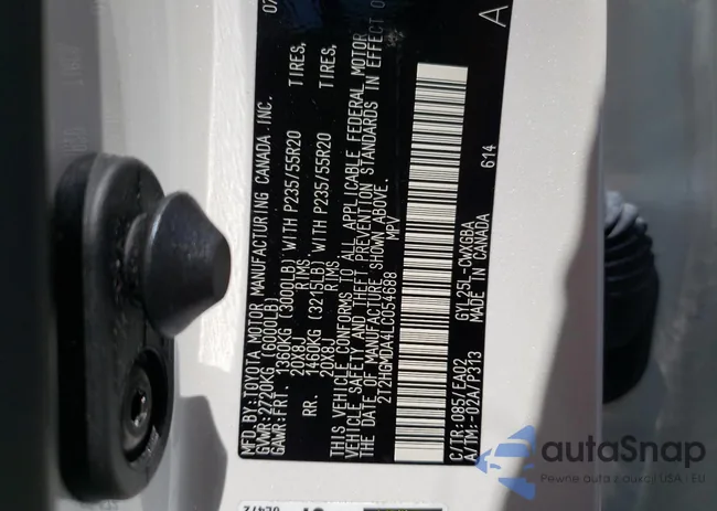 2T2HGMDA4LC054688: 55472715