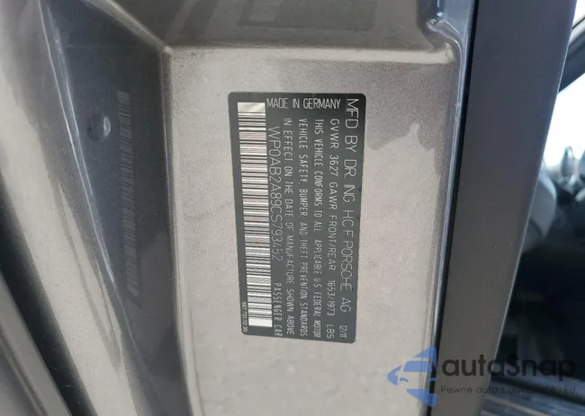 WP0AB2A89CS793452: 52968845