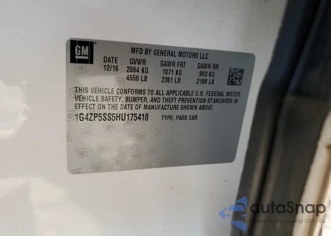 1G4ZP5SS5HU175410: 51223555