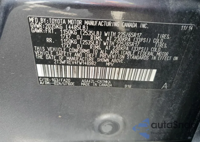 2T3WFREV4FW148982: 51077955