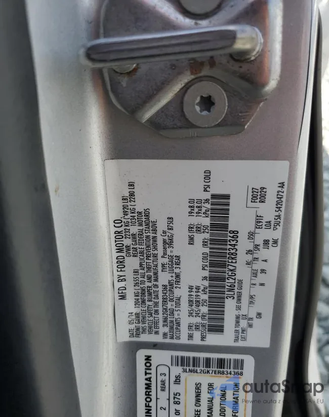 3LN6L2GK7ER834368: 52798785