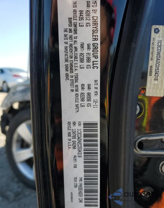 1C3CDWDA2CD534318: 51651195