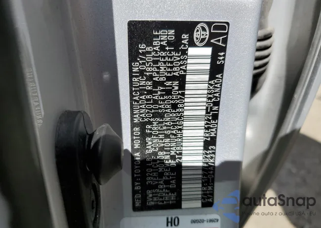 2T1BURHEXGC588071: 55926524