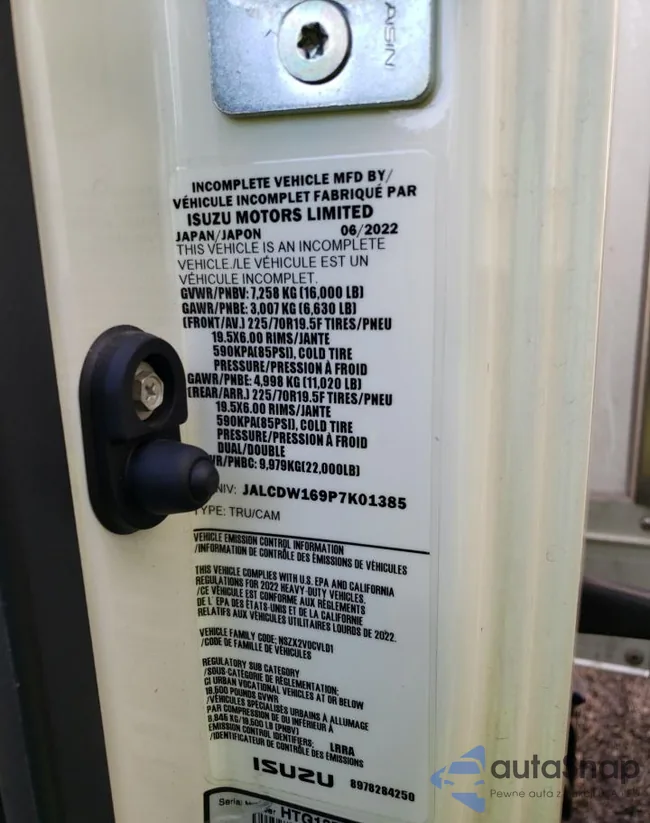 JALCDW169P7K01385: 53782534