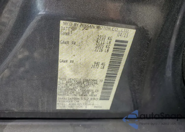 1N4AL3AP3DN552390: 56179815