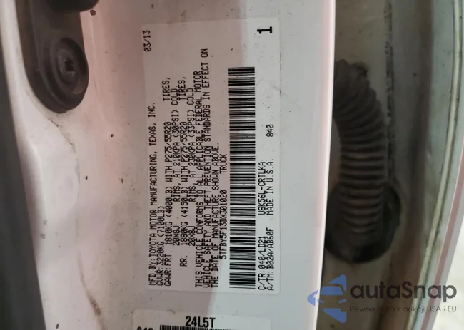 5TFBY5F13DX301020: 57037635