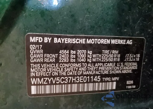 WMZYV5C37H3E01145: 56109895