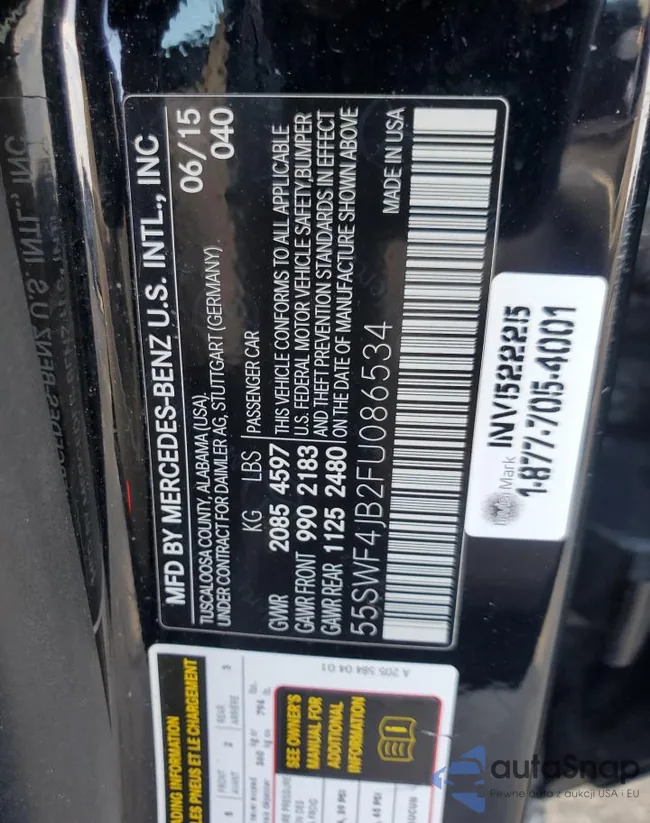 55SWF4JB2FU086534: 57473825