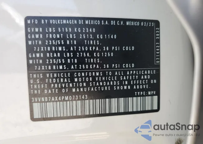 3VVNB7AX4PM073143: 56236215
