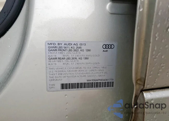 WA1DGAFP6DA081779: 55626925