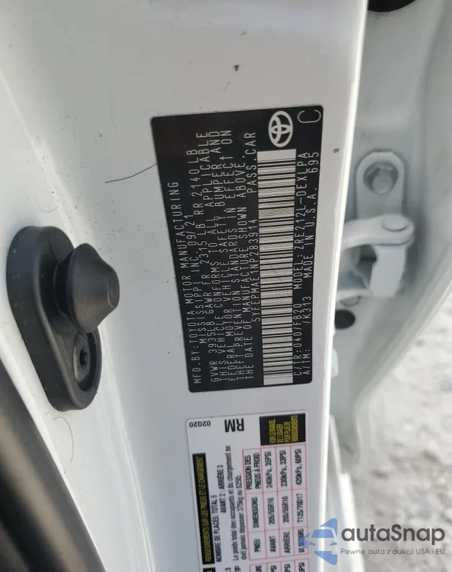 5YFEPMAE1NP283914: 55392705