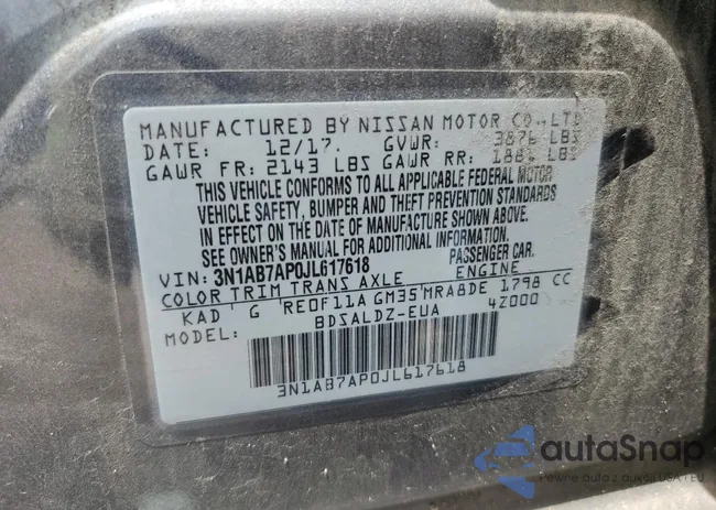 3N1AB7AP0JL617618: 58447335