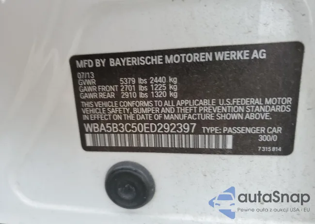 WBA5B3C50ED292397: 56694615