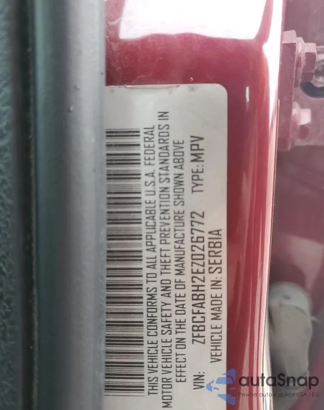 ZFBCFABH2EZ026772: 58145355