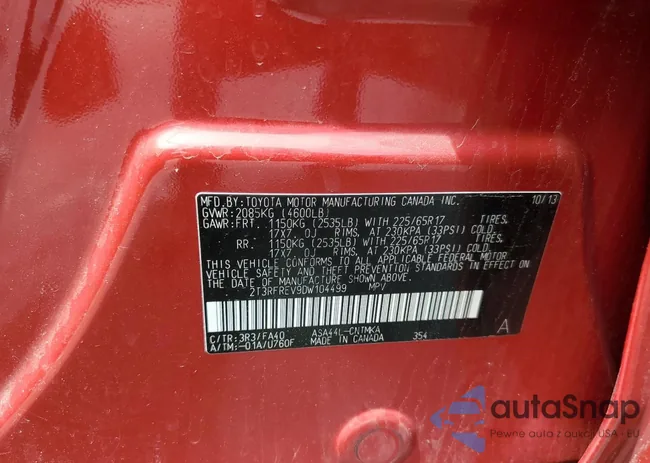 2T3RFREV9DW104499: 56957855