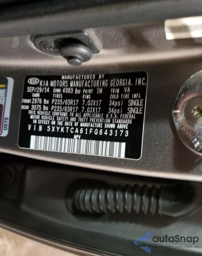 5XYKTCA61FG643173: 56501365