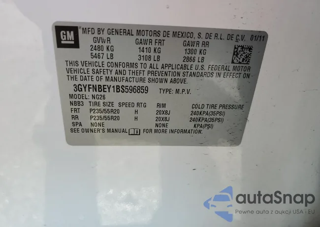 3GYFNBEY1BS596859: 57146895