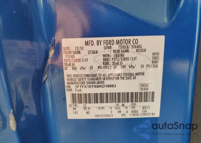 1FTFX1EF6BKD18883: 55085415