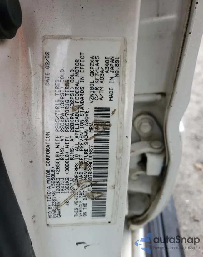 JT3GN87R229000667: 56138255