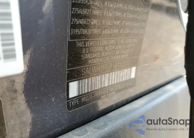 SALWR2FE7HA153312: 56290405