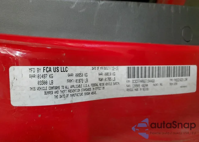 3C3CFFAR6GT184468: 57149735