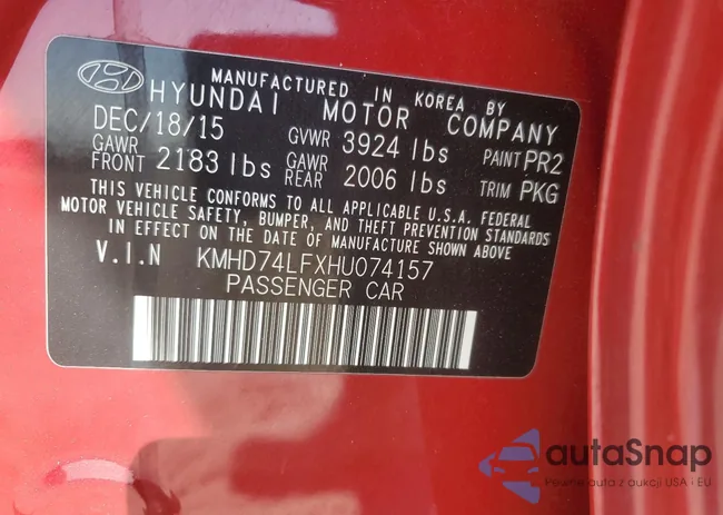 KMHD74LFXHU074157: 56990335